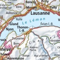 carte léman